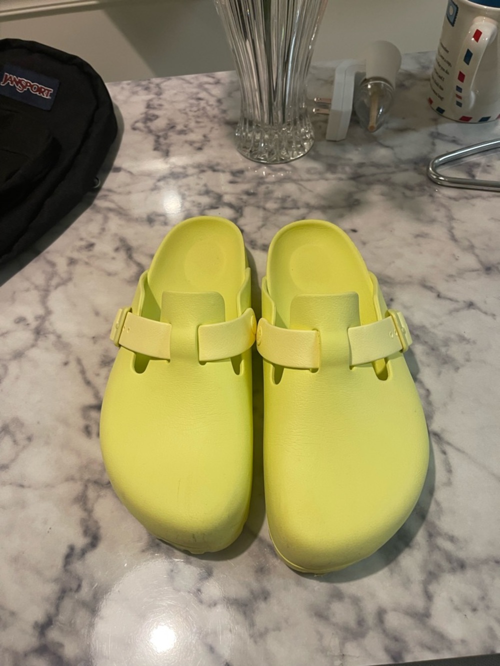 Birkenstock Slip-On Clog in Bright Yellow
